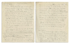 Robert Baden-Powell Lot of Three Autograph Draft Letters Regarding the Closing of a Boy Scout Troop